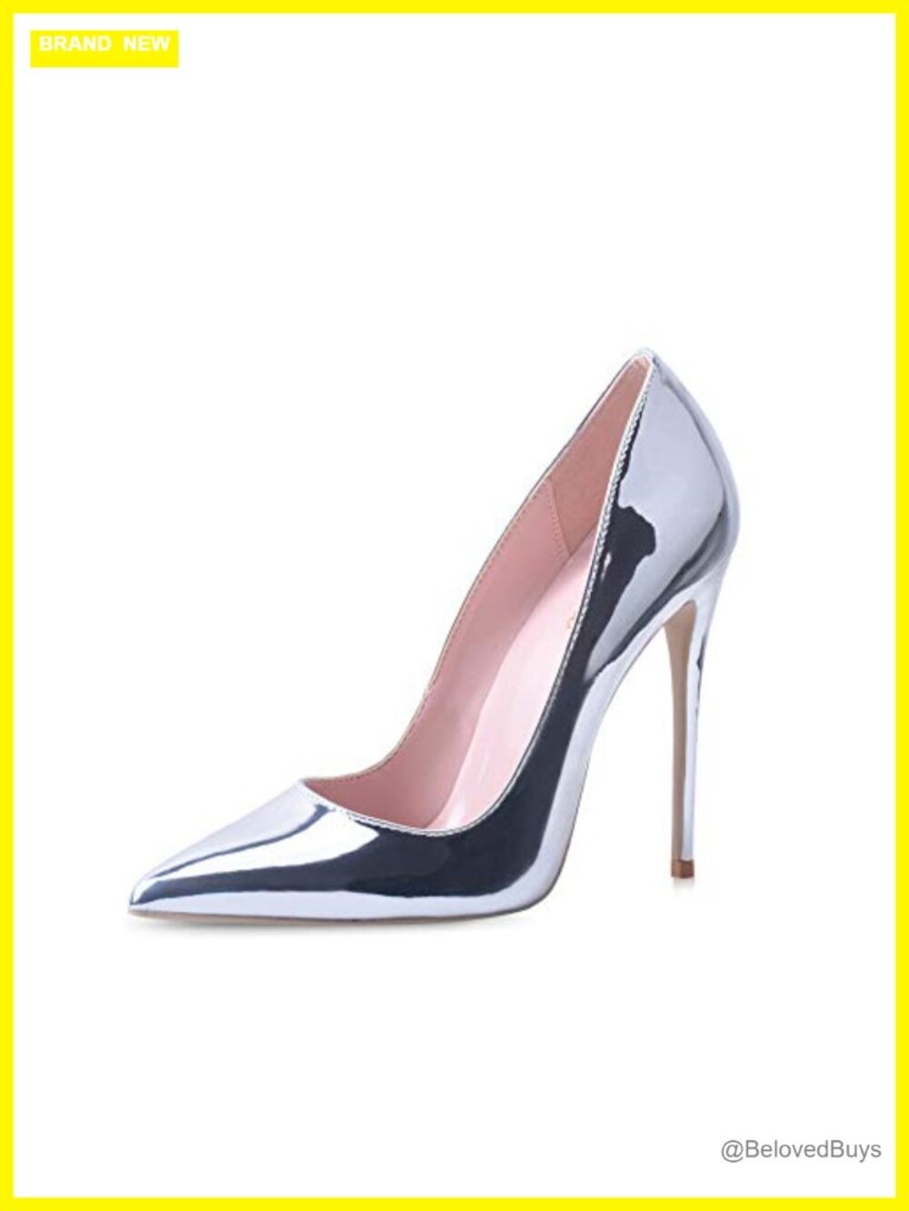 Pointed Toe Stiletto High Heel Pumps with Memory Foam Ankle Strap